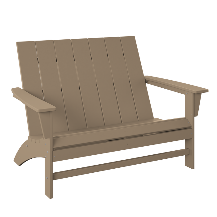 EasyBuild Outdoor Double Modern Adirondack Loveseat Poly Kit