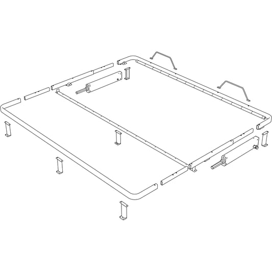 Vertically Descending Wall Bed Manual Foot