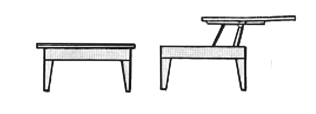 Spring Assisted Lift-Top Table Mechanism