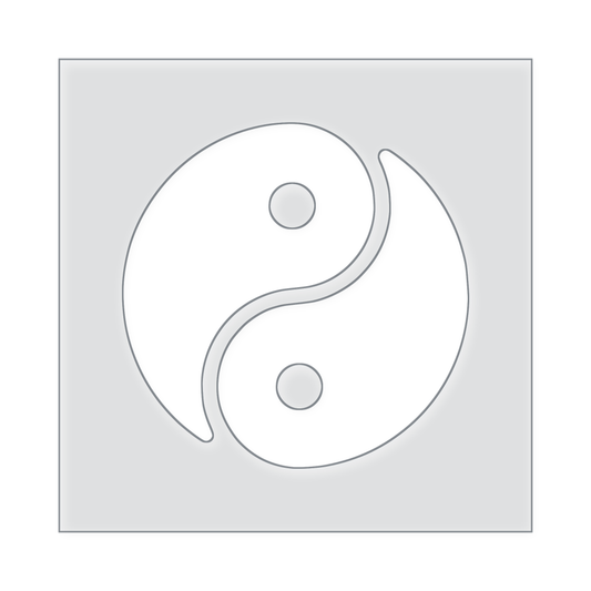 Yin Yang Acrylic Router Template