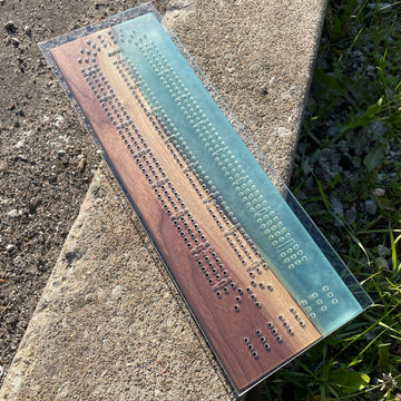 Cribbage Board Acrylic Router Template