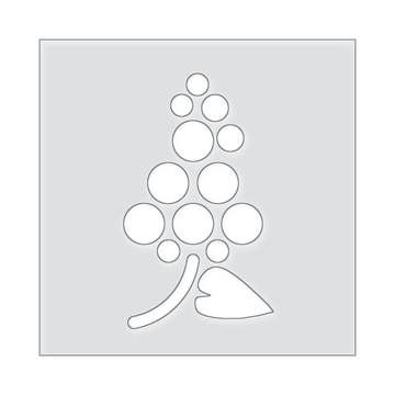 Grape Bunch Acrylic Router Template