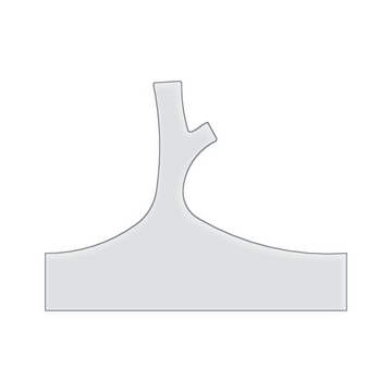 Twig Charcuterie Board Handle Acrylic Router Template