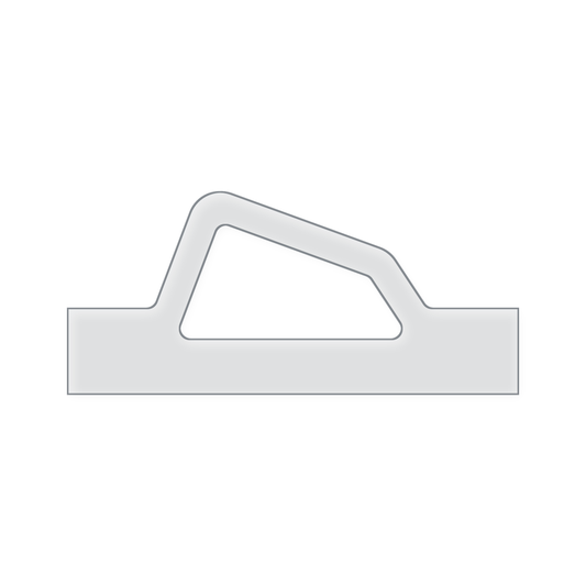 Modern Angular Charcuterie Board Handle Acrylic Router Template