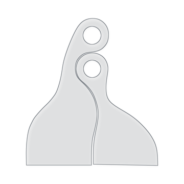 Nesting Charcuterie Board Handle Acrylic Router Template