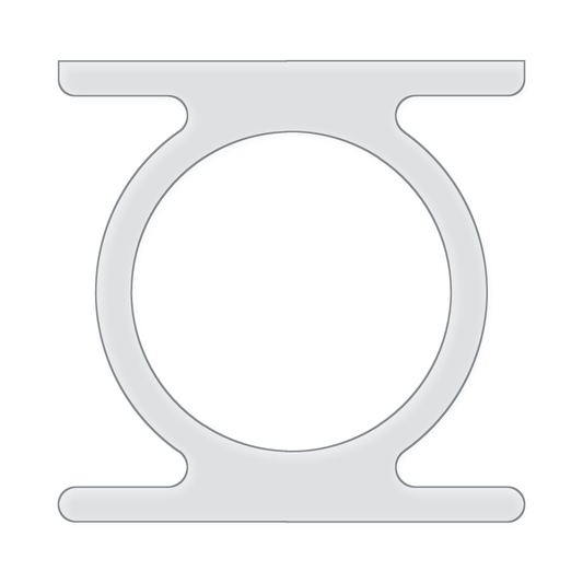 Modern "O" Shape Table Leg Router Templates