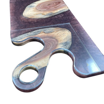 Corner Charcuterie Board Handle Acrylic Router Template