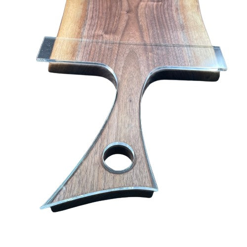 Swoosh Charcuterie Board Handle Acrylic Router Template