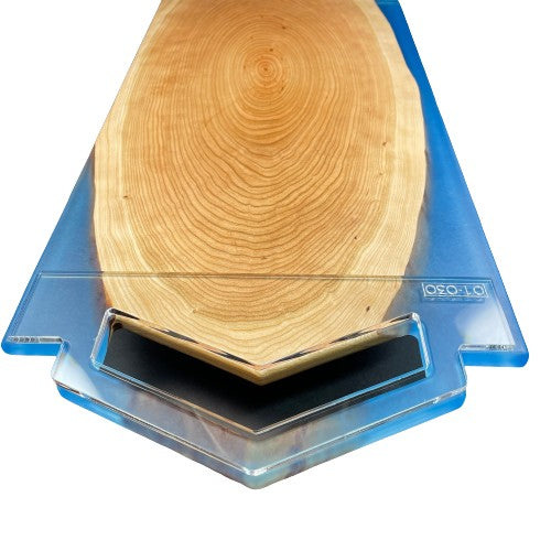 Modern Chevron Charcuterie Board Handle Acrylic Router Template