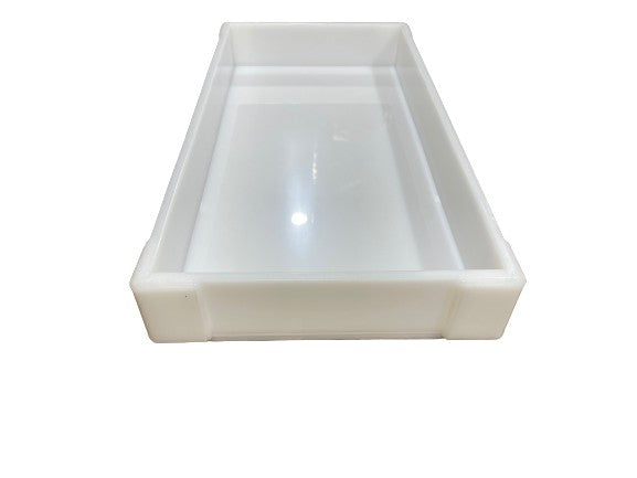 Reusable HDPE Epoxy Resin Mold 12" x 16" x 3"