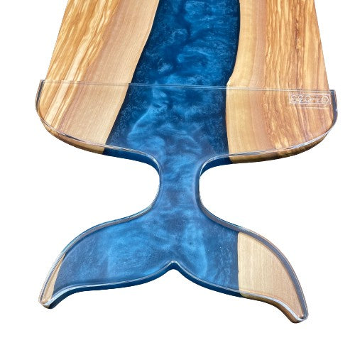 Whale Tail Charcuterie Board Handle Acrylic Router Template