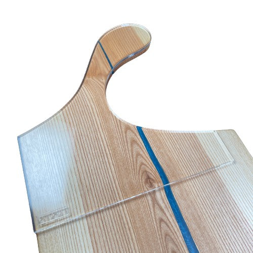 Tilted Charcuterie Board Handle Acrylic Router Template