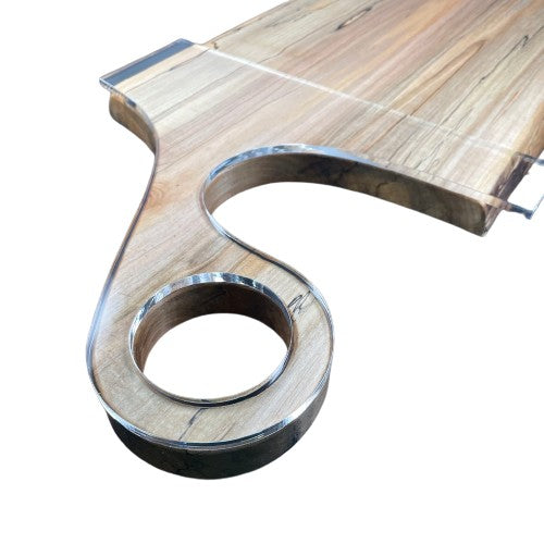 Large Round Charcuterie Board Handle Acrylic Router Template