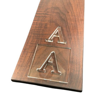 Large Letters A-Z Acrylic Router Templates