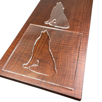 Whole Wolf Acrylic Router Template