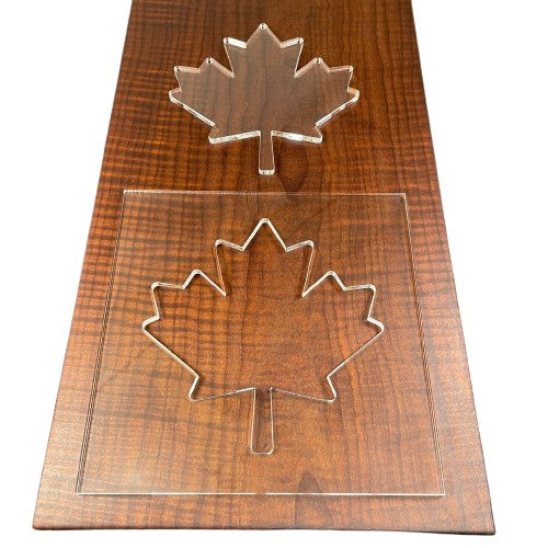 Maple Leaf Acrylic Router Template