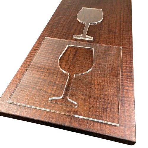 Wine Glass Acrylic Router Template
