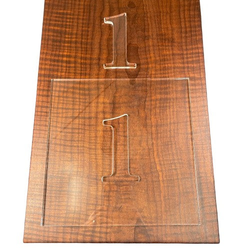 Number Templates 1-10 Acrylic Router Template