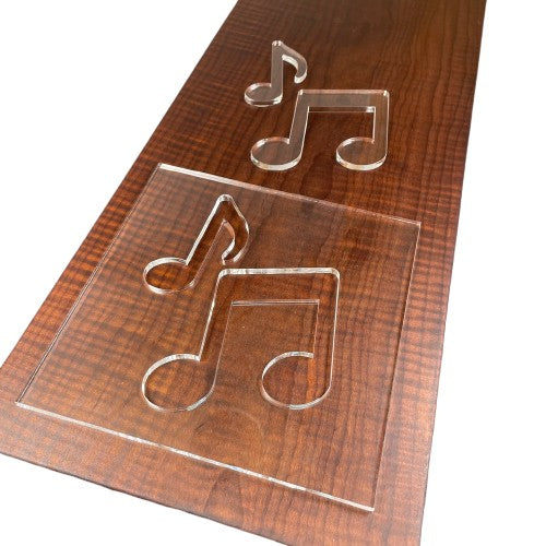 Music Notes Acrylic Router Template