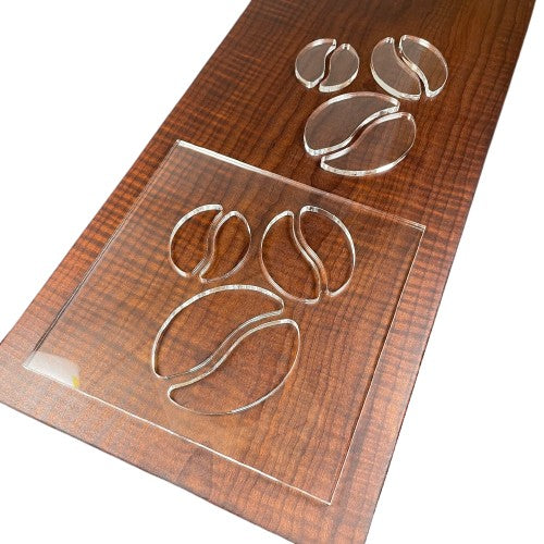 Coffee Beans Acrylic Router Template