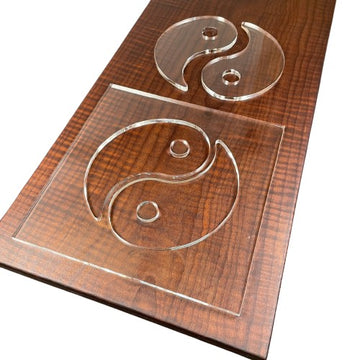 Yin Yang Acrylic Router Template