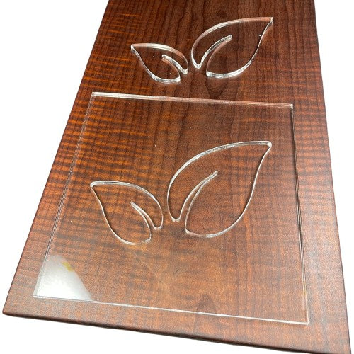 2 Leaves Acrylic Router Template