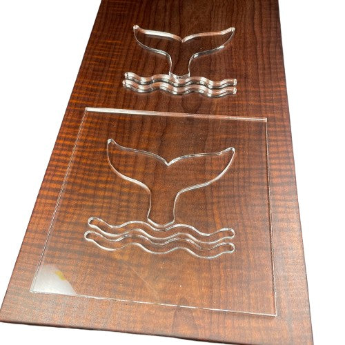 Whale Tail Acrylic Router Template