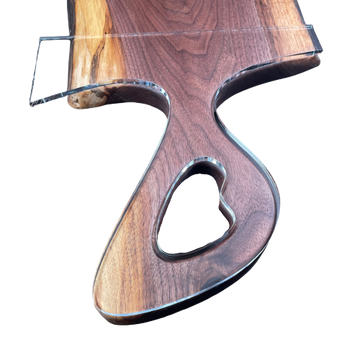 Organic Charcuterie Board Handle Acrylic Router Template