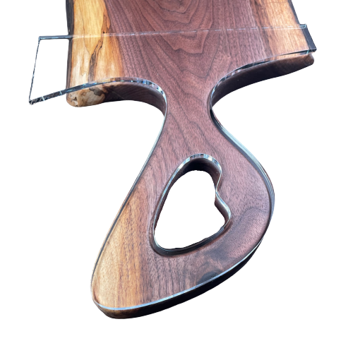 Organic Charcuterie Board Handle Acrylic Router Template