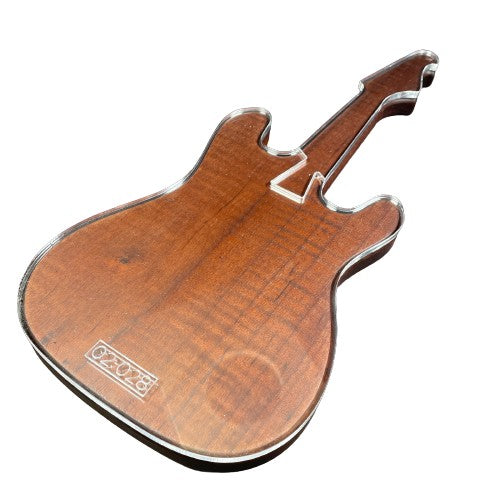 Guitar Serving Board Acrylic Router Template