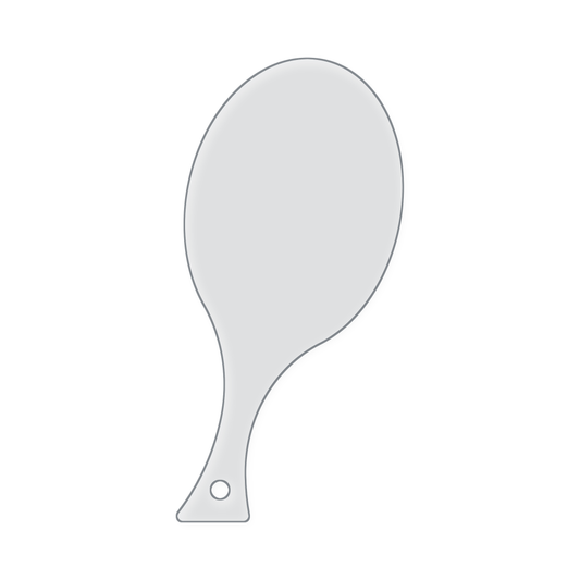 Serving Board "Ping Pong" Acrylic Router Template