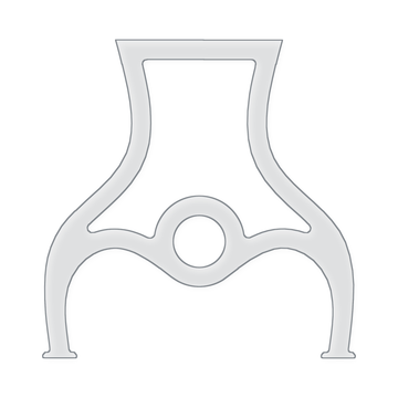 Retro Shape Table Leg Router Templates