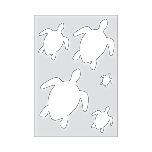 Sea Turtle Multi Size Acrylic Router Template