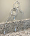 Nested Heart Charcuterie Board Handle Acrylic Router Template