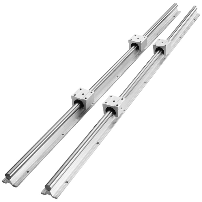 Slab Flattening Linear Rail Guide Set With Bearing Block Slides SBR20 Multiple Lengths available