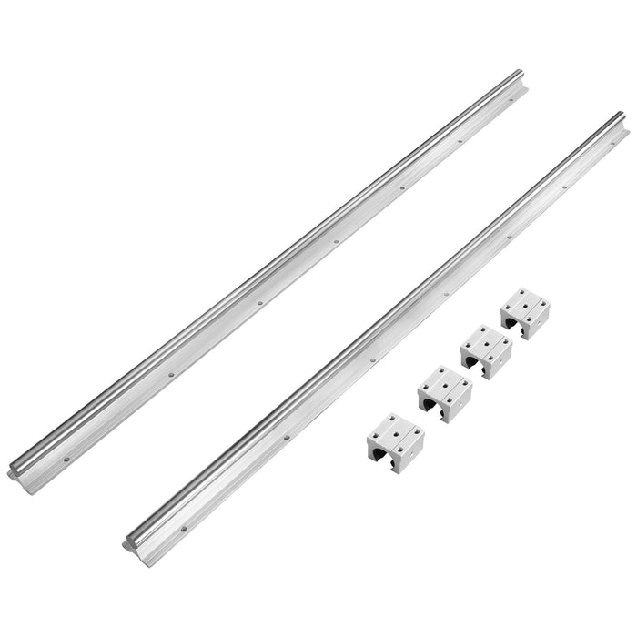 Guide Rails For Compactors Slab Flattening Linear Rail Guide Set With Bearing Block Slides SBR20 ...