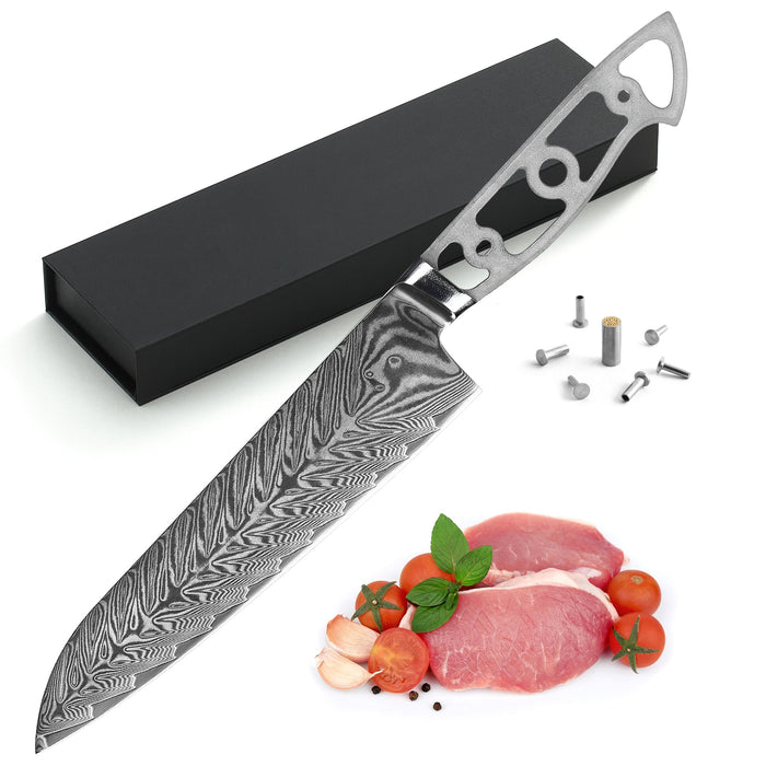 Ary Vacmaster 358010 10 Chef's Knife with Soft Black Handle