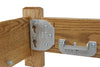 Sleigh Bed Corner Bracket, Set of 4