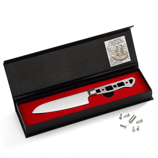 Katsura AUS-10 3 LAYERS FORGED 5-IN SMALL SANTOKU BLANK [NO LOGO]