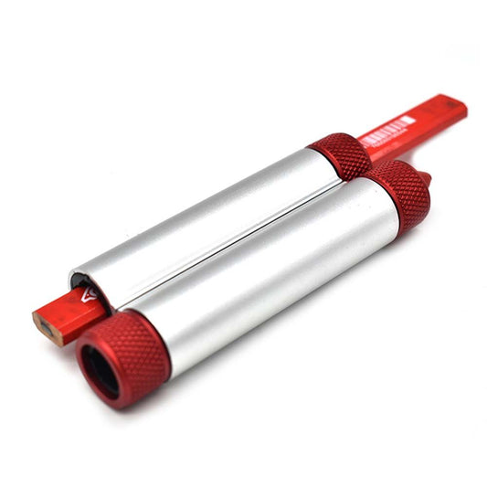 Big Horn 19857 Aluminum Body Dual Marker Holder for Carpenter's Pencil/Lumber Crayon