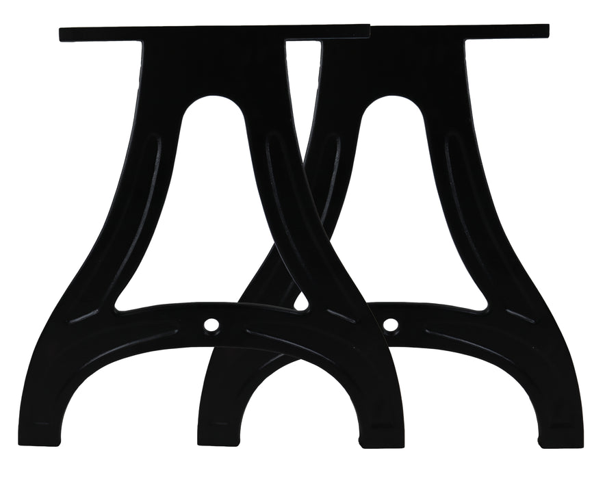 28" Cast Aluminum Table Legs (Baltic), Set of 2