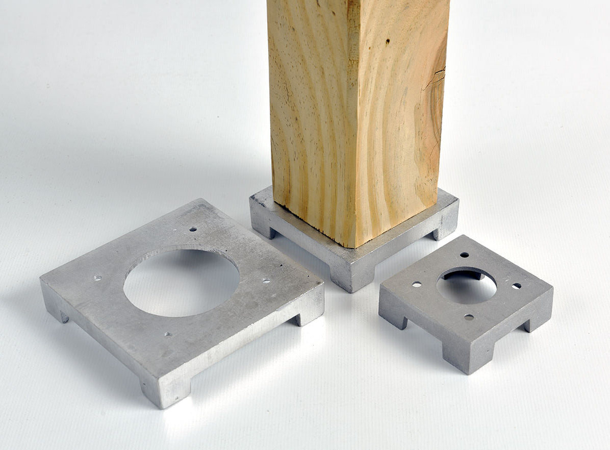Aluminum Plinth Blocks for Square Posts and Columns | Bear Hollow Supply
