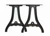 34" Cast Aluminum Table Legs (Sutton), Set of 2