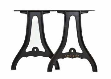 34" Cast Aluminum Table Legs (Sutton), Set of 2