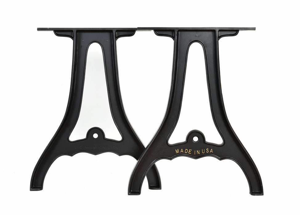 34" Cast Aluminum Table Legs (Sutton), Set of 2