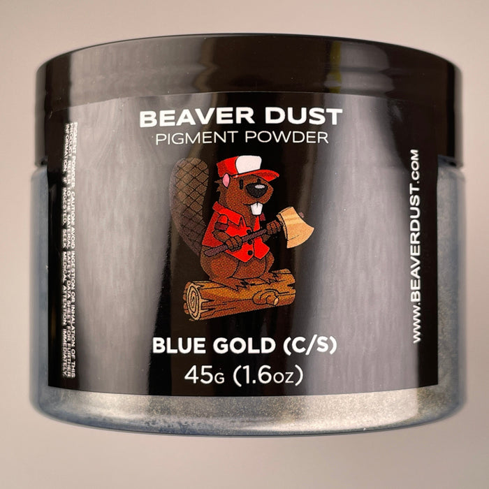 Blue Gold (Color Shift) Beaver Dust Mica Pigments