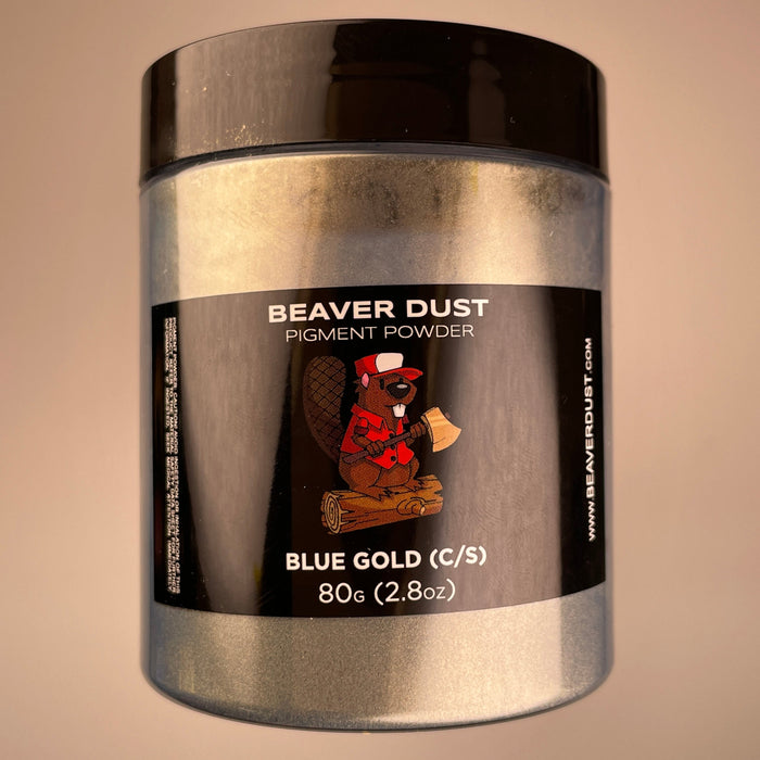Blue Gold (Color Shift) Beaver Dust Mica Pigments