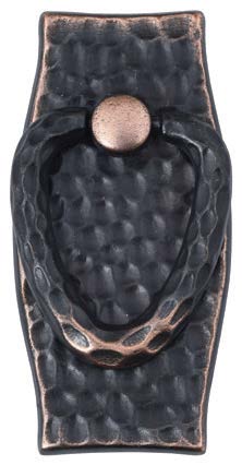 Hammered Mission Door Pulls Antique Copper, D551