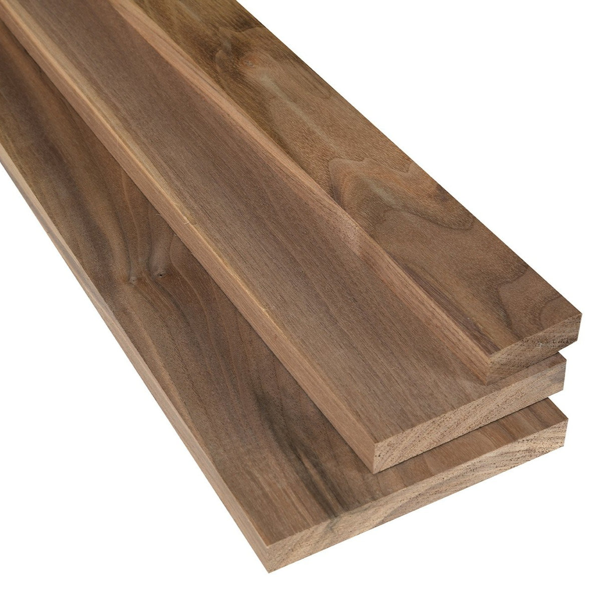 Wooden Letters - 2 3/4 tall, Solid Walnut on Oak