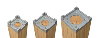 Aluminum Plinth Blocks for Square Posts and Columns